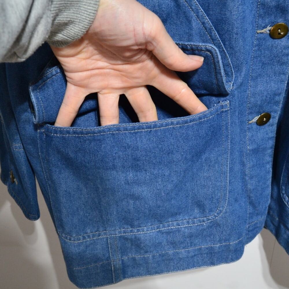 Koret City Blues Vintage Denim Jacket Size 24W - Picture 7 of 11